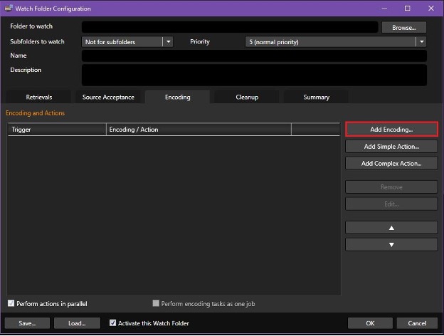 Watchfolder Post Task